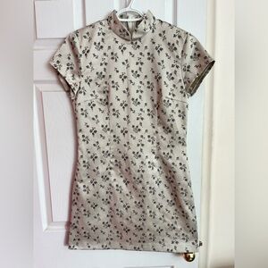 Le Chateau Silver Mini Dress